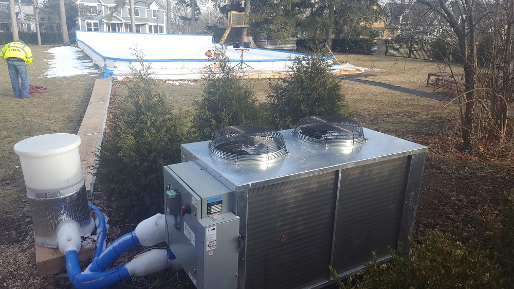 Portable Refrigerated Rinks for small commercial or residential use.